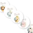 Tarjetitas redondas Baby Safari 20u Pers